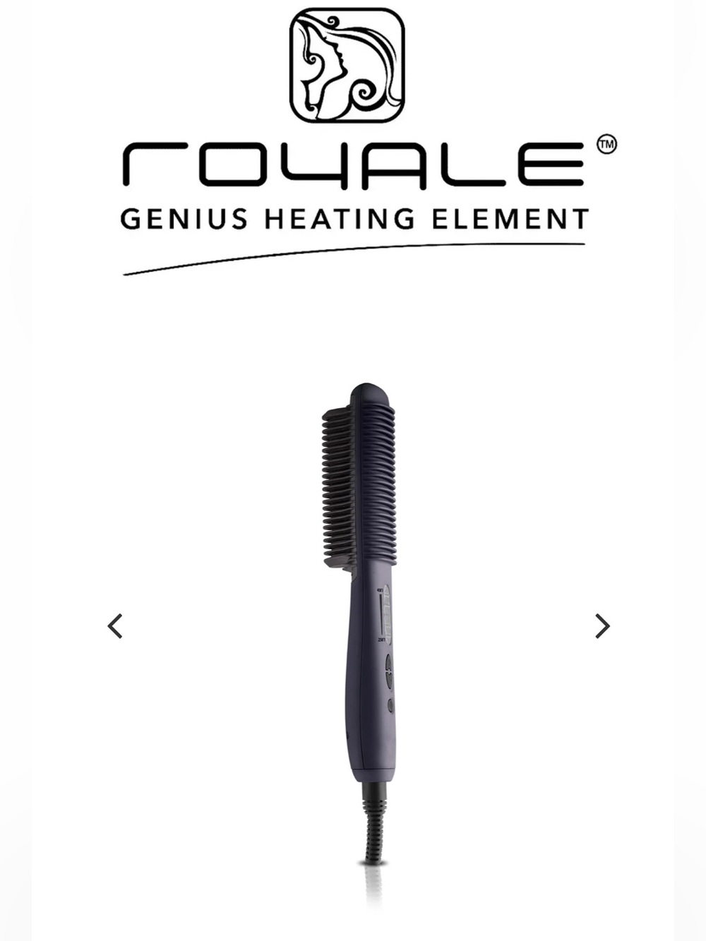 Royale Multi-Purpose Ceramic Hair Brush -New in box. - Picture 5 of 6